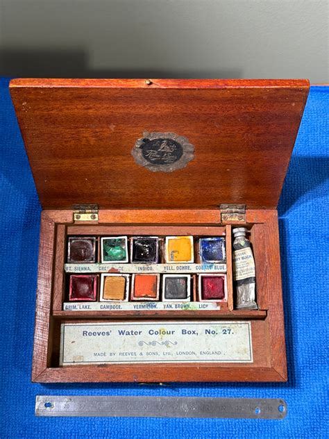 vintage metal paint box|Vintage Metal Artist Paint Box .